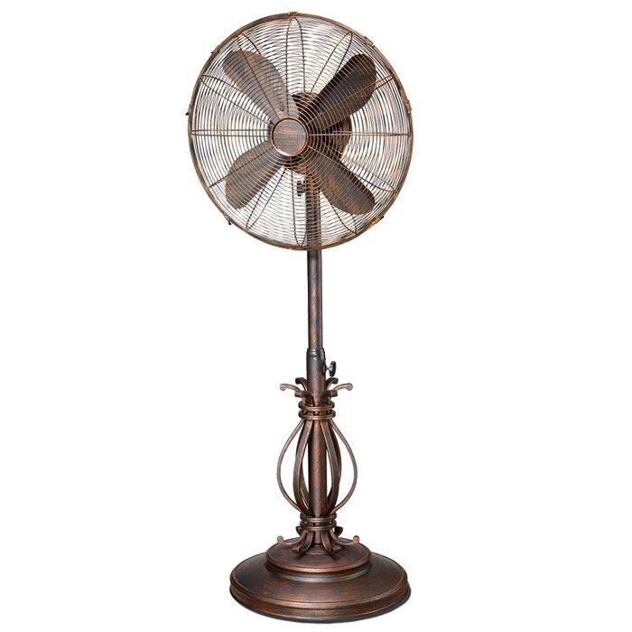 Wrought Iron Decorative Pedestal Fan
