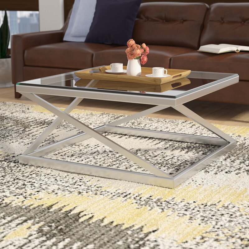 X Base Coffee Table