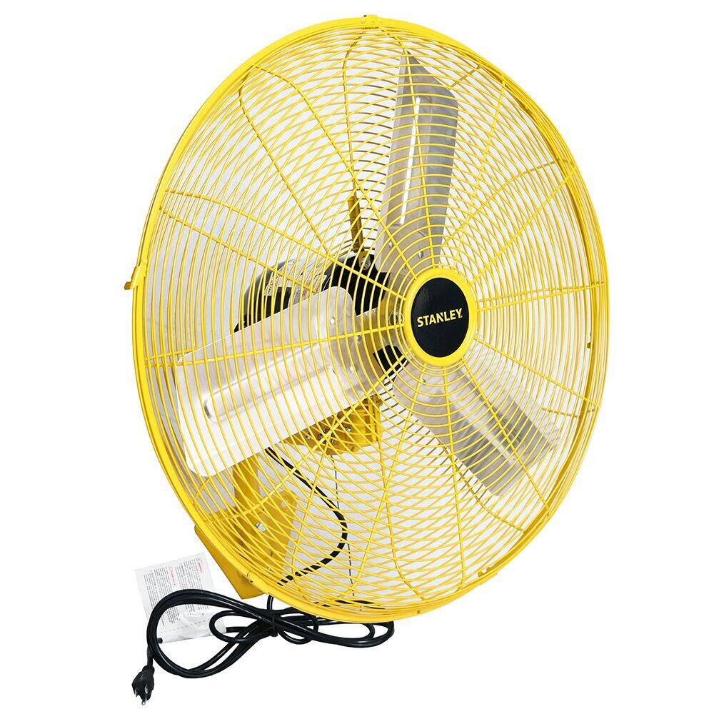 Yellow Wall Mount Fan