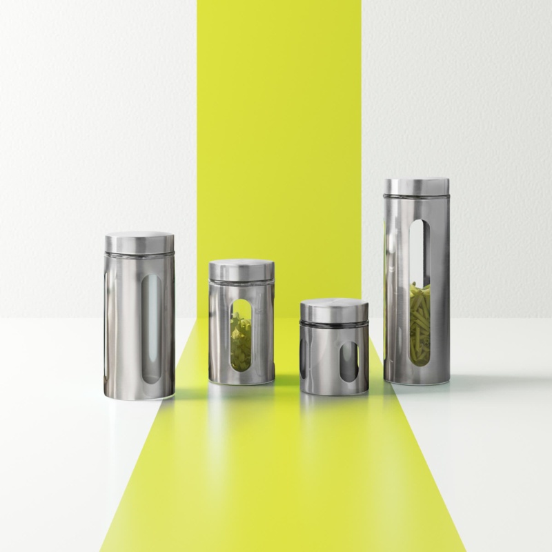 0.72 qt. Kitchen Canister Set