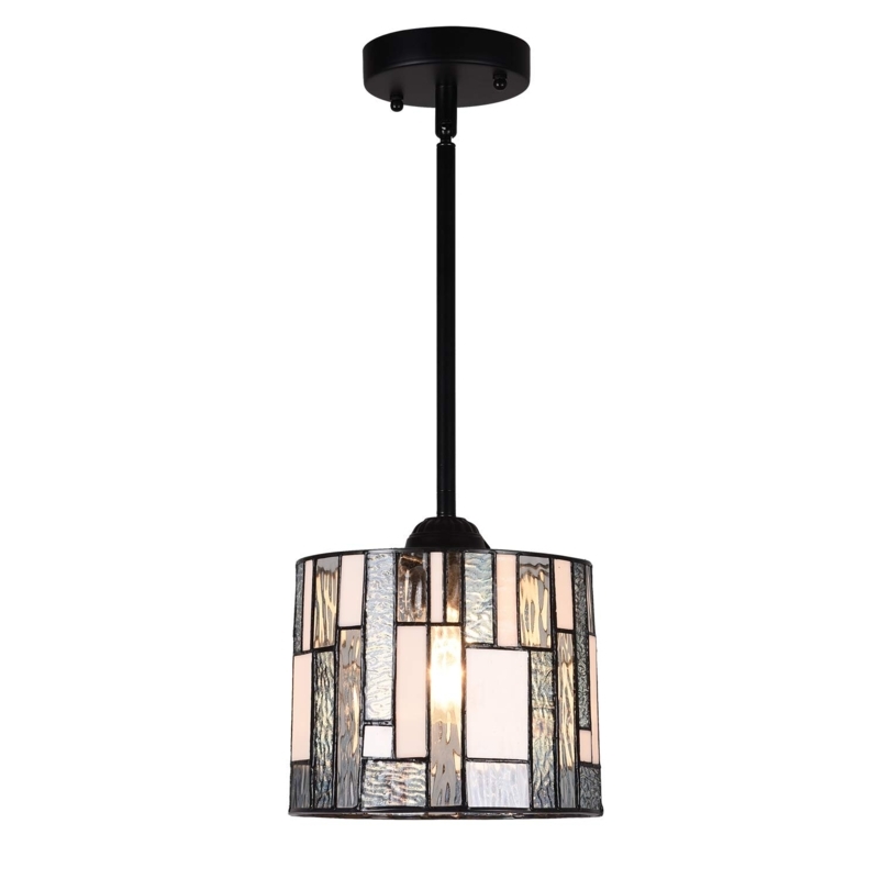 Tiffany Pendant Light with Adjustable Height