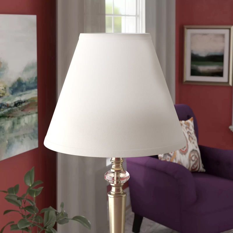 10.5'' H x 14'' W Linen Empire Lamp Shade ( Spider )