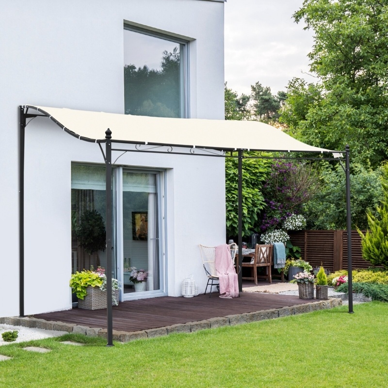 10 Ft. W x 10 Ft. D Steel Patio Gazebo