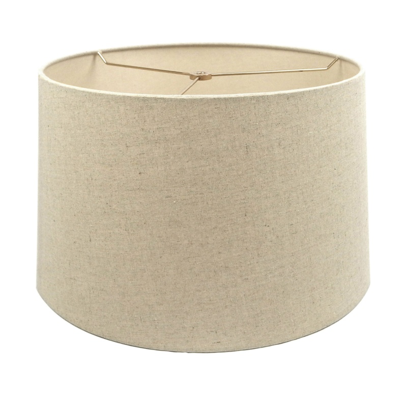 10'' H Linen Drum Lamp Shade ( Spider )