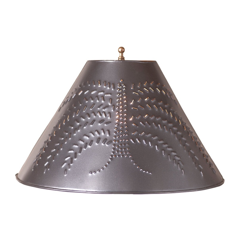 10'' H Metal Empire Lamp Shade ( Spider ) in Smokey Black