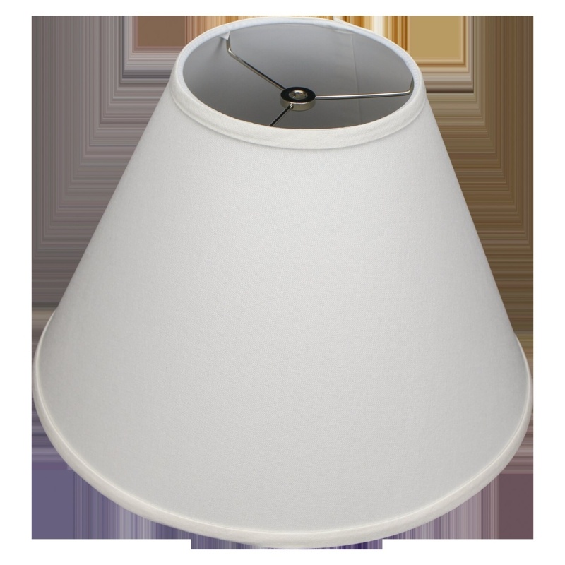 10'' H x 15'' W Linen Empire Lamp Shade ( Spider )