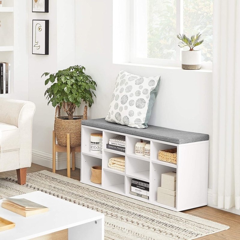 10 Pair Shoe Storage Bench