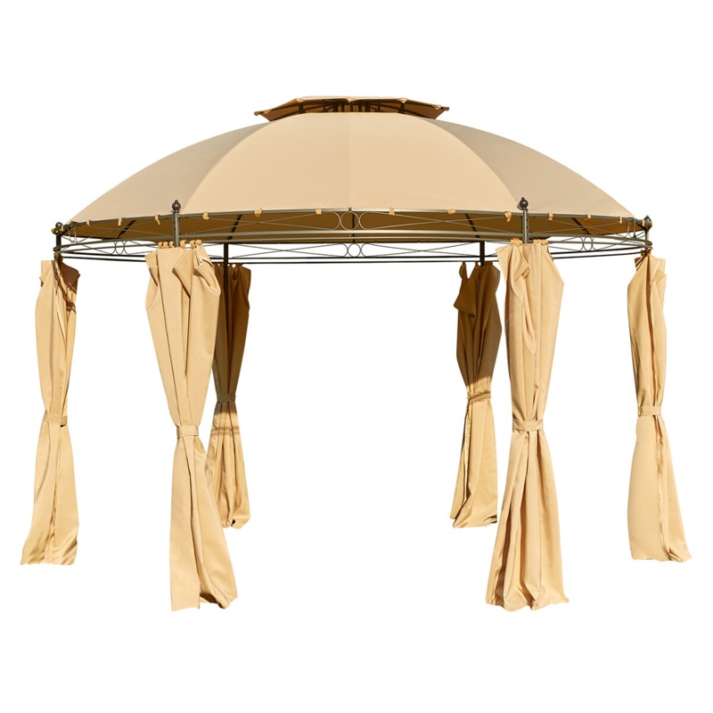 11.5 ft W x 9.05 ftGazebo