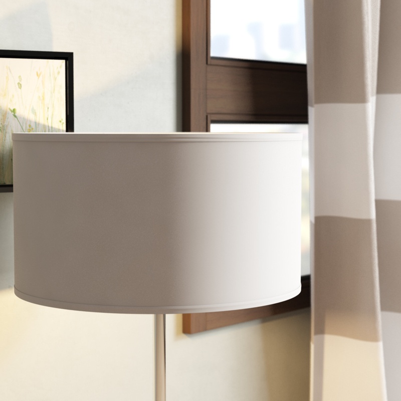 11'' H x 20'' W Linen Drum Lamp Shade ( Spider )