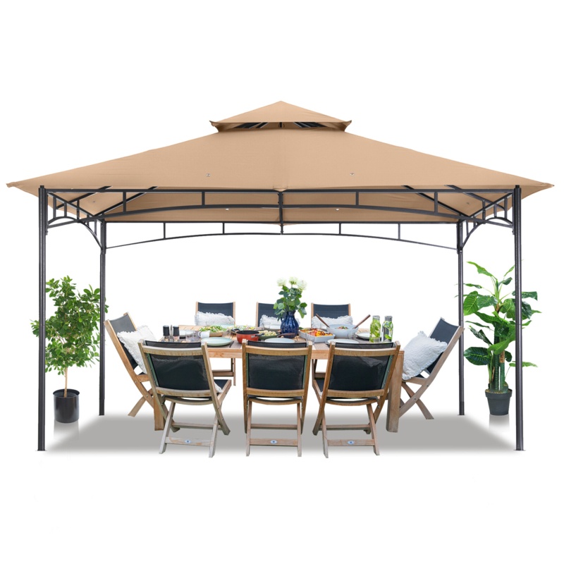 12 Ft. W x 10 Ft. D Steel Patio Gazebo