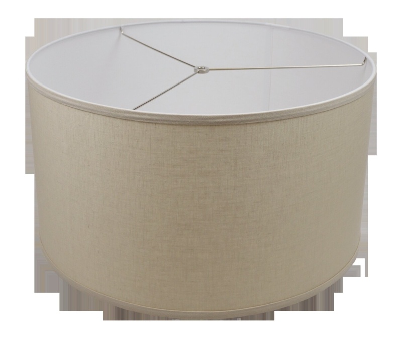12'' H Linen Drum Lamp Shade ( Spider )