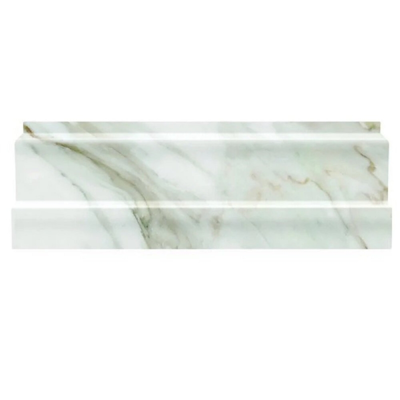 Gold Polished Marble Tile Baseboard