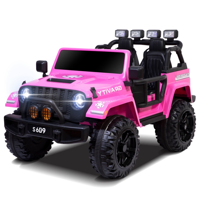 12V 2-Seater Ride On Truck Car for Kids w/ Remote Control