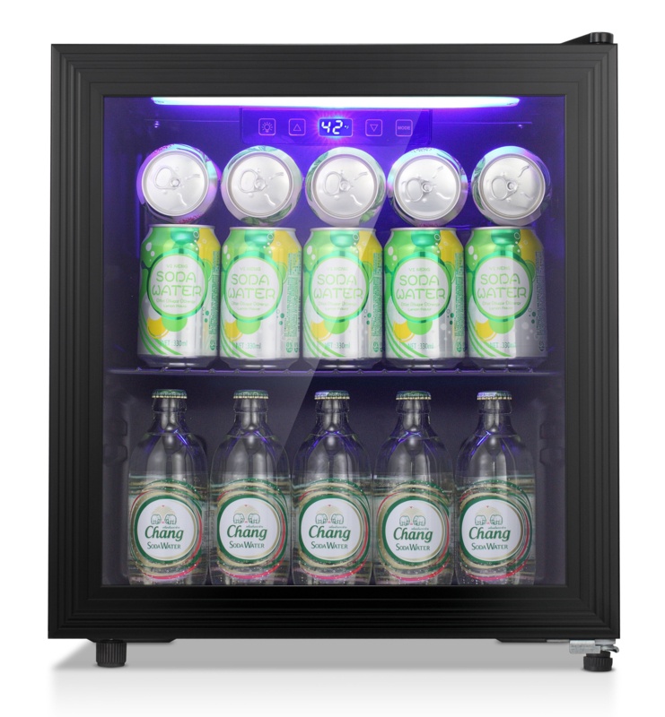 13 Bottle and 57 Can Freestanding Beverage Cooler & Wine Refrigerator