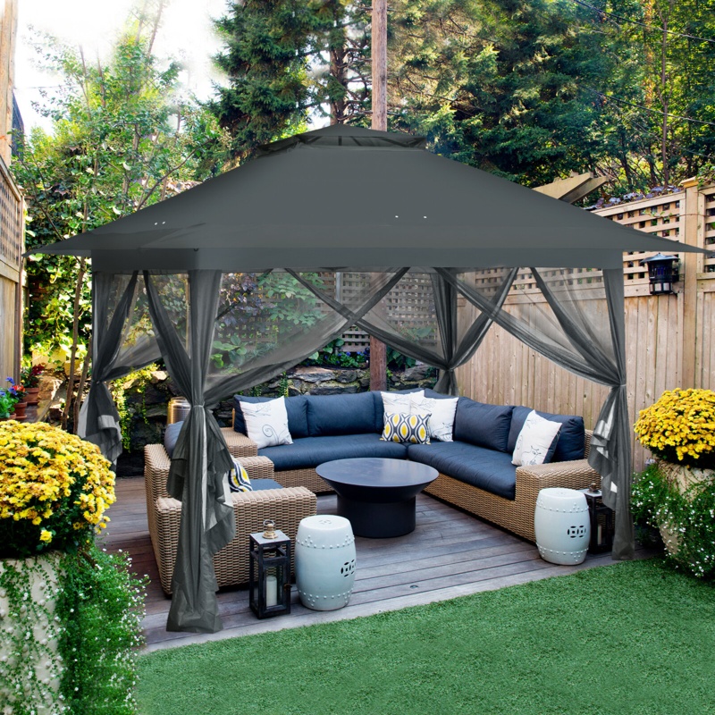 13 Ft. W x 13 Ft. D Metal Patio Gazebo