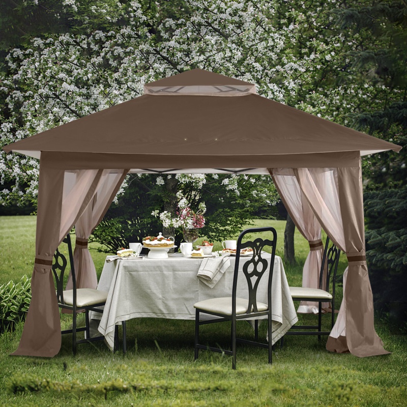 13 Ft. W x 13 Ft. D Steel Patio Gazebo