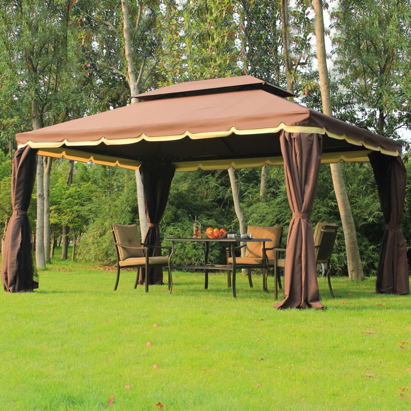 13 Ft. W x 9 Ft. D Aluminum Patio Gazebo