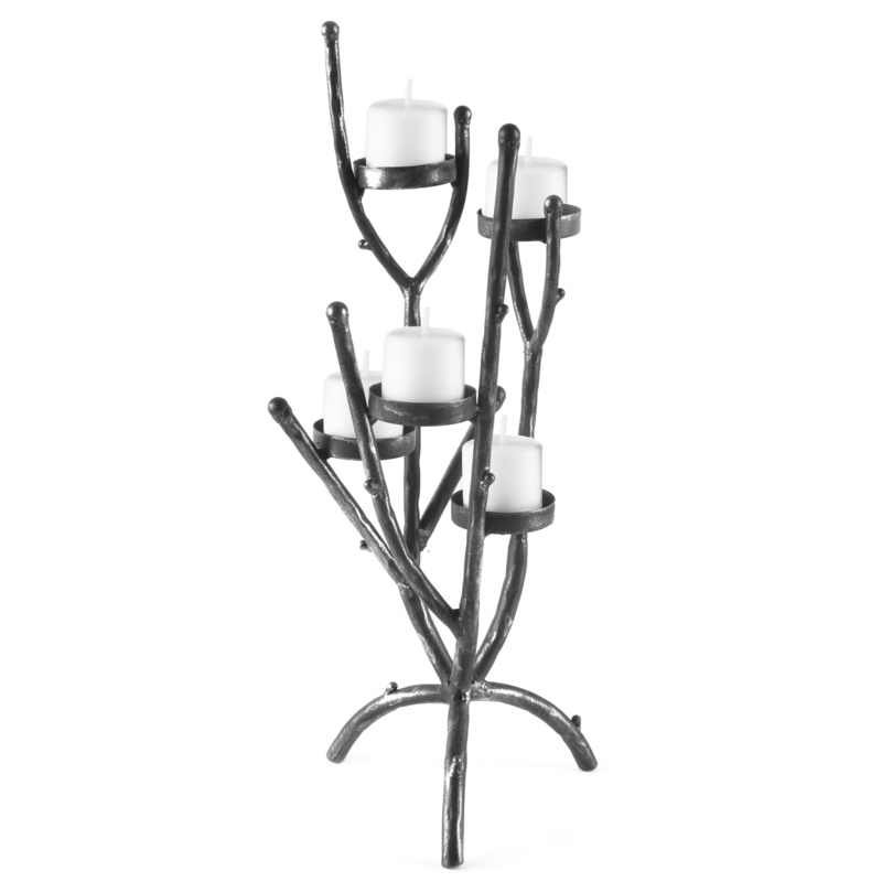 15.5" Metal Tabletop Candelabra