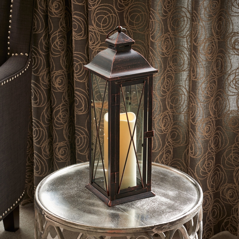 Classic Amber LED Lantern