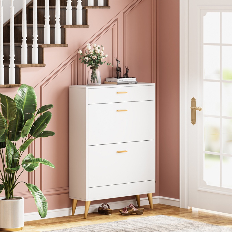 16 Pair Shoe Storage Cabinet