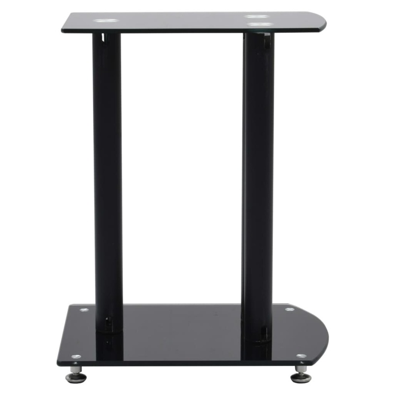 Glass and Aluminum Speaker Stands