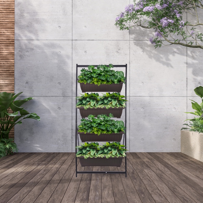 2.5 ft x 6 ft Metal Vertical Garden