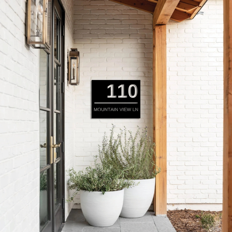 Personalized House Address Sign