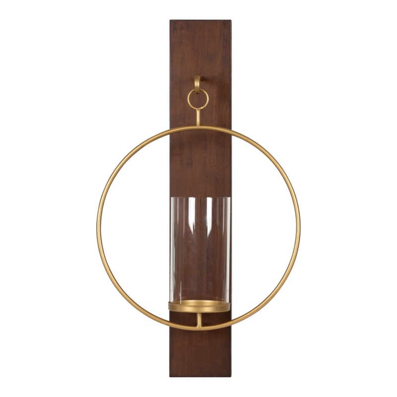 23.75'' Wood Wall Sconce