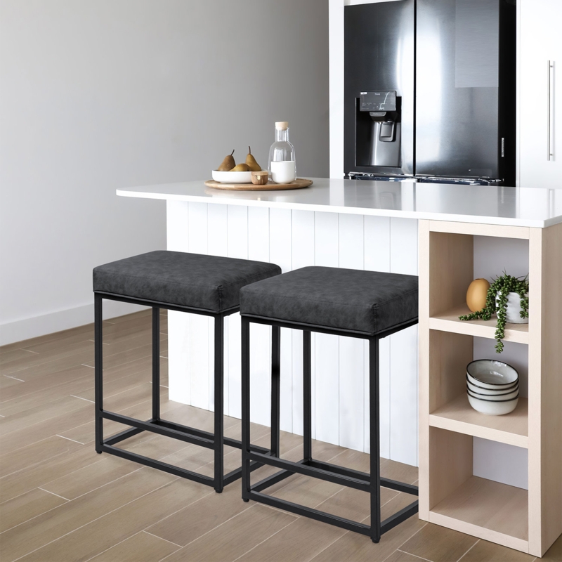 Two-Piece Adjustable Bar Stool