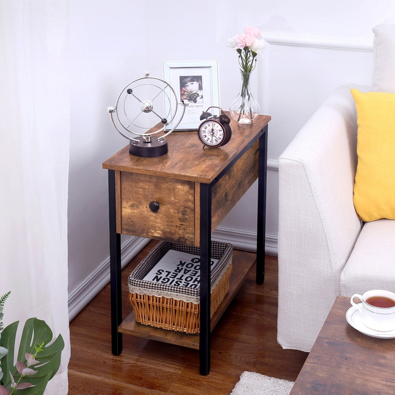24'' Tall End Table with Storage