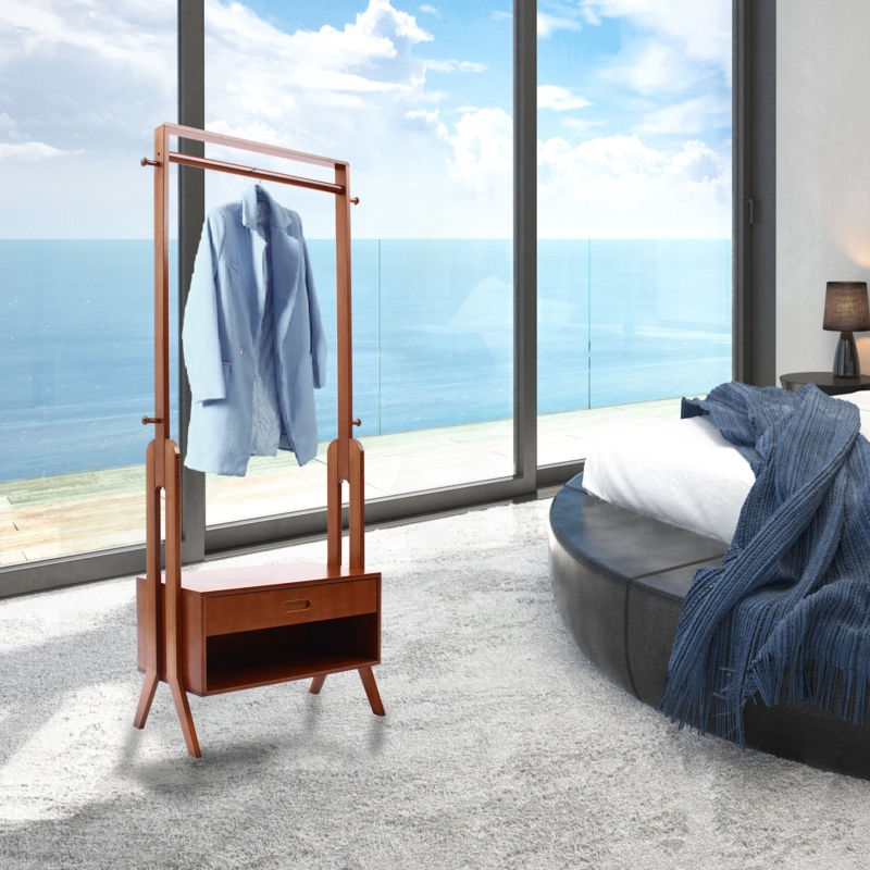 Two-In-One Nanzhu Clothes Rack