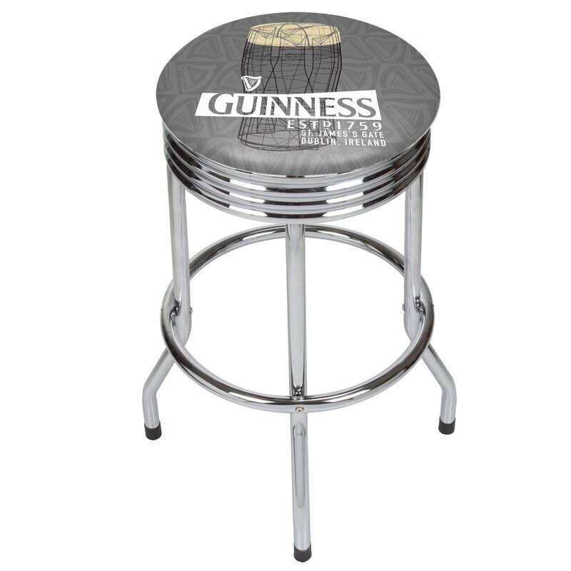 29" beer themed bar stool