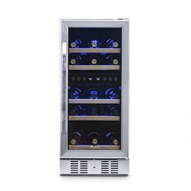 29 Bottle Compressor Wine Cooler, Stainless Steel