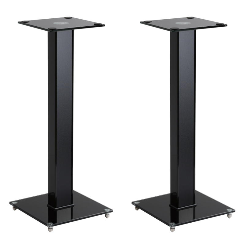 Bookshelf Speaker Stands with Glass Base