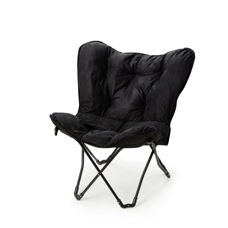 Cozy Butterfly Chair with Removable Plush Cover