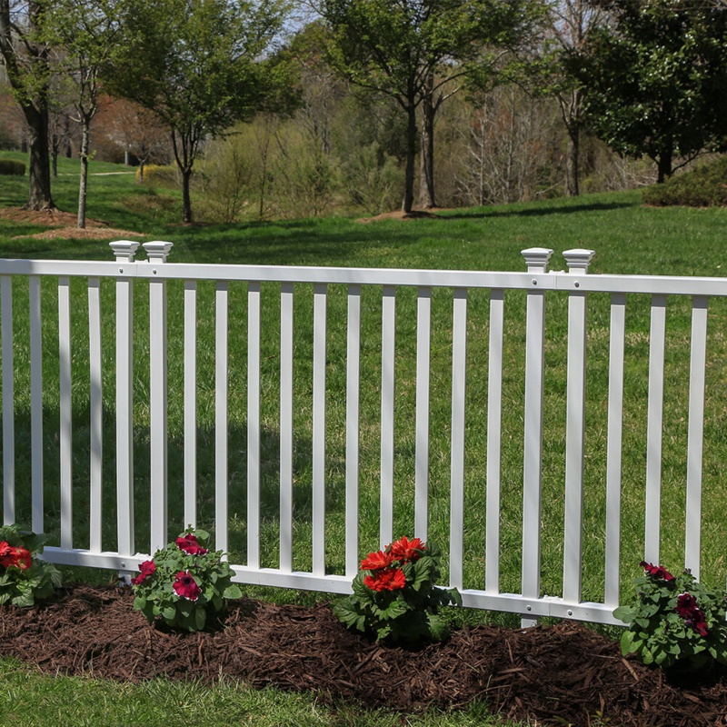 3 ft. H x 3.5 ft. W Baskenridge Vinyl Fence Kit (2 Panels)