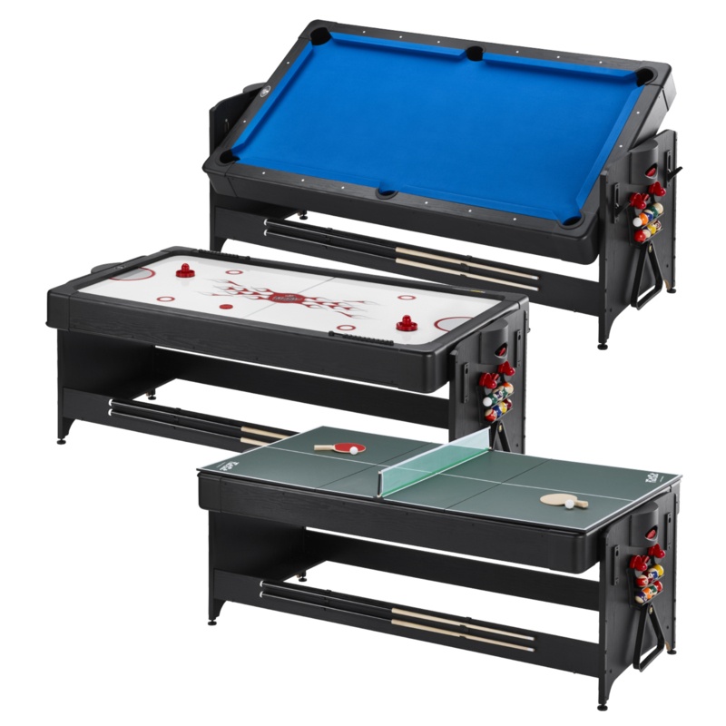 3 of Games Included 87" Multi Game Table