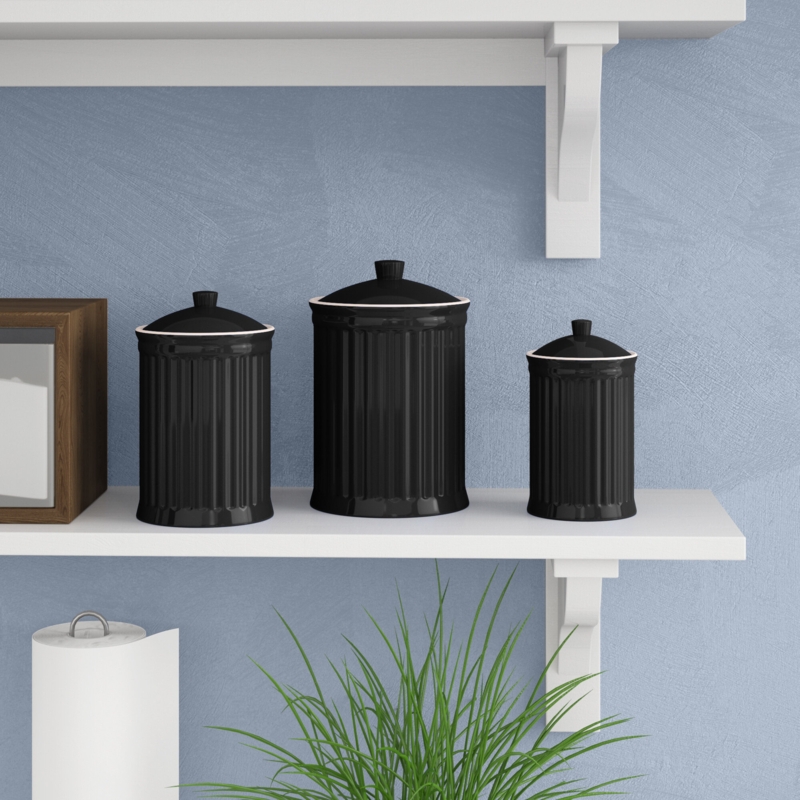 Glass Canister Set with Chalkboard Labels