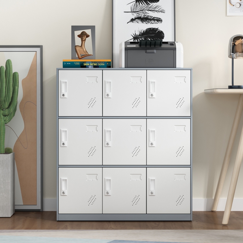 Metal Storage Locker with High Security Lock