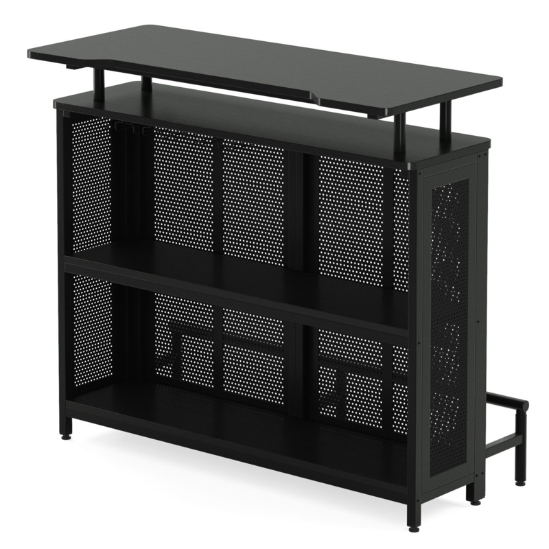 3 Tier Bar with Wine Storage