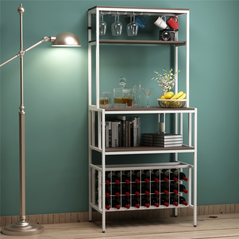 Modern Baker Rack Wine Rack