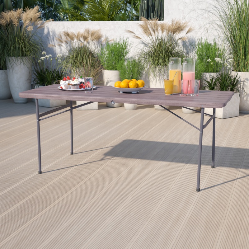 Bi-Fold Plastic Banquet and Event Folding Table