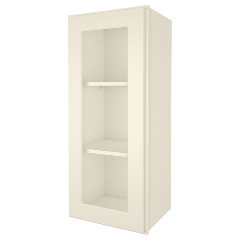 Satin-finish Birchwood Cabinet with Slow-close Door