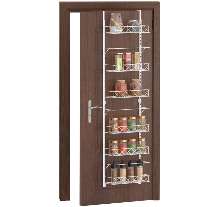 6-Tier Adjustable Door Rack Organizer