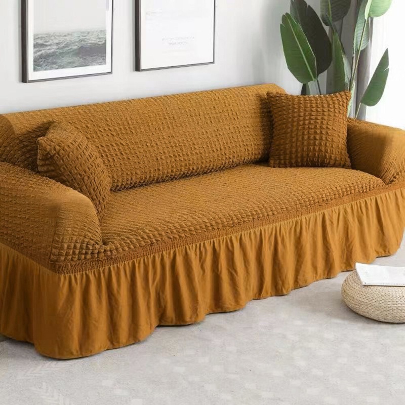 3D Bubble Lattice Box Cushion Armchair Slipcover