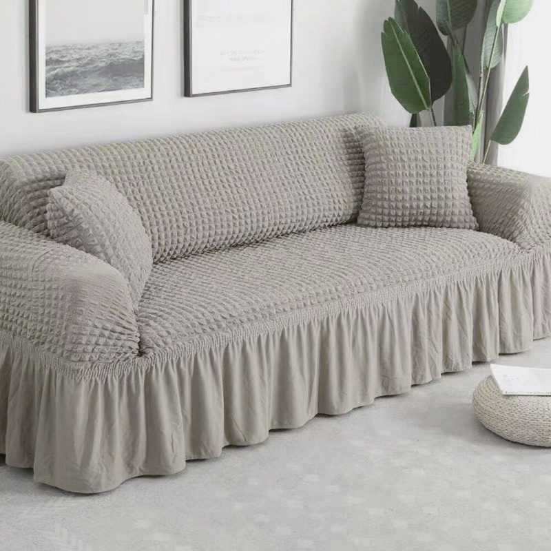 3D Bubble Lattice Box Cushion Armchair Slipcover