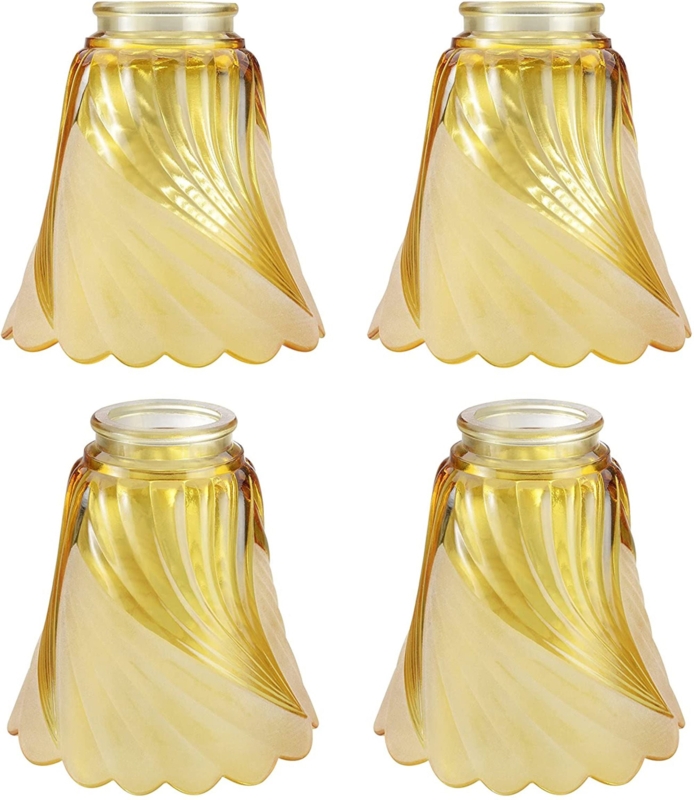 Amber Ceiling Fan Replacement Glass Shade