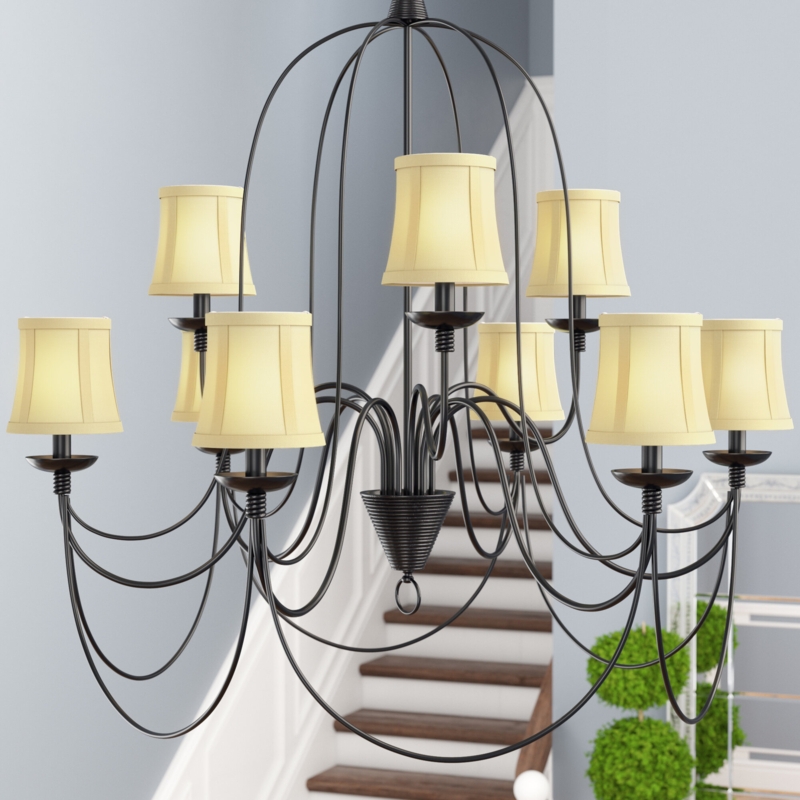 Denim Fabric Clip-on Lampshade