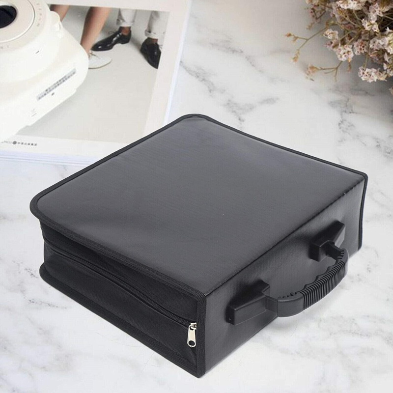 400 Disc CD DVD Album Organizer Holder, Storage Case, Bag (Black)