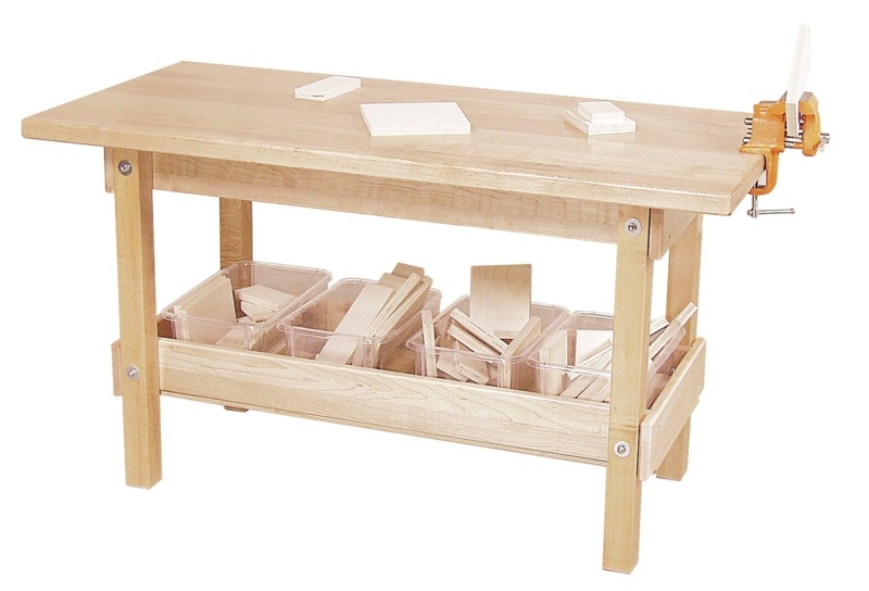 44"W Wood Top Workbench